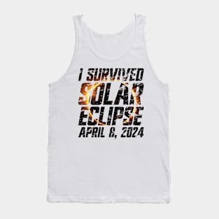 I Survived Solar Eclipse April 8, 2024 v2 Tank Top